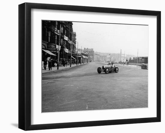 Bugatti in a Race on the Isle of Man, 1933-null-Framed Photographic Print