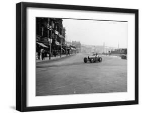 Bugatti in a Race on the Isle of Man, 1933-null-Framed Photographic Print