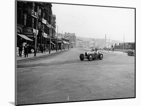 Bugatti in a Race on the Isle of Man, 1933-null-Mounted Photographic Print