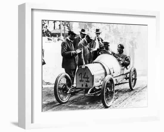 Bugatti Type 13 Which Competed at the French Grand Prix, Le Mans, 1911-null-Framed Photographic Print