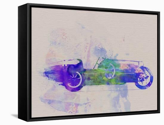 Bugatti Type 35 R Watercolor 2-NaxArt-Framed Stretched Canvas