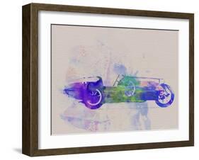 Bugatti Type 35 R Watercolor 2-NaxArt-Framed Art Print