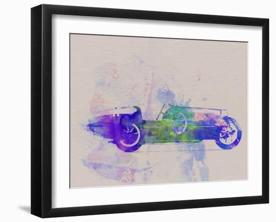 Bugatti Type 35 R Watercolor 2-NaxArt-Framed Art Print