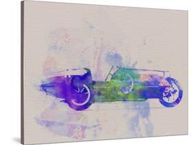 Bugatti Type 35 R Watercolor 2-NaxArt-Stretched Canvas