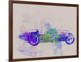 Bugatti Type 35 R Watercolor 2-NaxArt-Framed Art Print