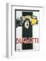 Bugatti-René Vincent-Framed Premium Giclee Print