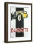 Bugatti-René Vincent-Framed Art Print