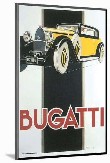 Bugatti-René Vincent-Mounted Art Print