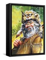 Bugged Mountain Man-Nate Owens-Framed Stretched Canvas