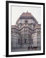 Buggy in Front of the Duomo, Florence, UNESCO World Heritage Site, Tuscany, Italy, Europe-James Gritz-Framed Photographic Print