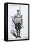 Bugler, 4th Regiment of the French Foreign Legion, 20th Century-null-Framed Stretched Canvas