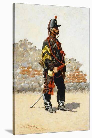 Bugler of the Cavalry-Frederic Sackrider Remington-Stretched Canvas