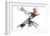 Bugs in Flight-Norma Kramer-Framed Art Print