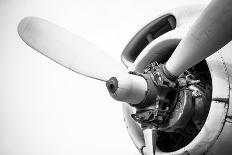 Engine of an Old Aircraft-BugTiger-Photographic Print