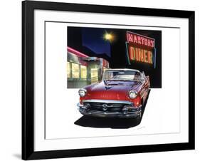 Buick '56 at Martha's Diner-Graham Reynold-Framed Premium Giclee Print