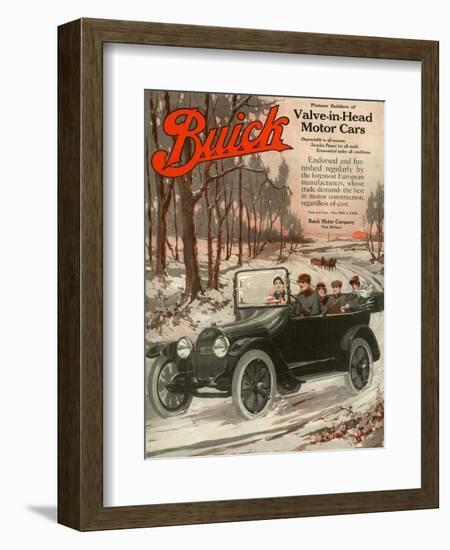 Buick Division of General Motors, Magazine Advertisement, USA, 1910-null-Framed Giclee Print