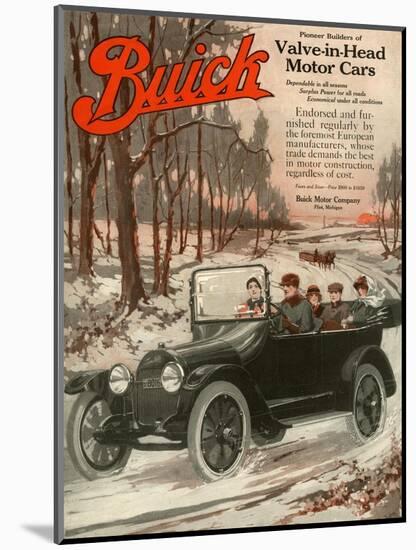 Buick Division of General Motors, Magazine Advertisement, USA, 1910-null-Mounted Giclee Print