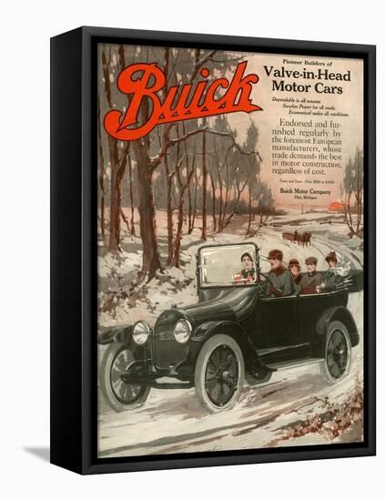 Buick Division of General Motors, Magazine Advertisement, USA, 1910-null-Framed Stretched Canvas