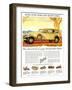 Buick Division of General Motors, Magazine Advertisement, USA, 1930-null-Framed Giclee Print