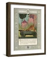 Buick, Magazine Advertisement, USA, 1920-null-Framed Giclee Print