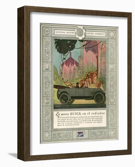 Buick, Magazine Advertisement, USA, 1920-null-Framed Giclee Print