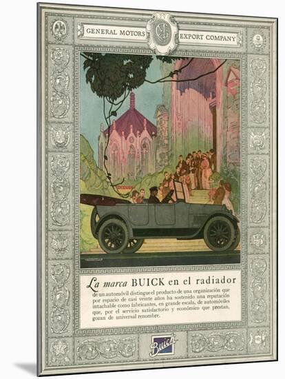 Buick, Magazine Advertisement, USA, 1920-null-Mounted Giclee Print