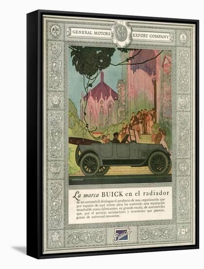Buick, Magazine Advertisement, USA, 1920-null-Framed Stretched Canvas
