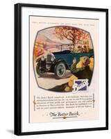 Buick, Magazine Advertisement, USA, 1925-null-Framed Giclee Print