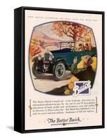 Buick, Magazine Advertisement, USA, 1925-null-Framed Stretched Canvas