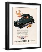 Buick, Magazine Advertisement, USA, 1926-null-Framed Giclee Print