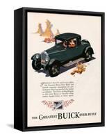 Buick, Magazine Advertisement, USA, 1926-null-Framed Stretched Canvas