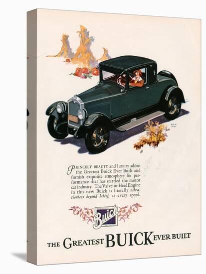 Buick, Magazine Advertisement, USA, 1926-null-Stretched Canvas