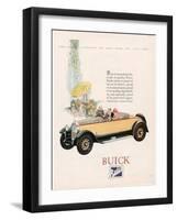 Buick, Magazine Advertisement, USA, 1927-null-Framed Giclee Print