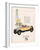 Buick, Magazine Advertisement, USA, 1927-null-Framed Giclee Print