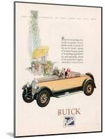 Buick, Magazine Advertisement, USA, 1927-null-Mounted Giclee Print