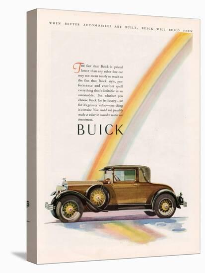 Buick, Magazine Advertisement, USA, 1928-null-Stretched Canvas