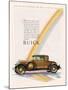 Buick, Magazine Advertisement, USA, 1928-null-Mounted Giclee Print