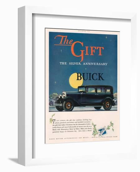 Buick, Magazine Advertisement, USA, 1928-null-Framed Giclee Print