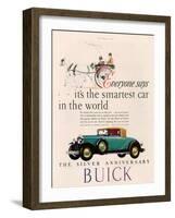 Buick, Magazine Advertisement, USA, 1928-null-Framed Giclee Print