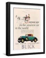 Buick, Magazine Advertisement, USA, 1928-null-Framed Giclee Print