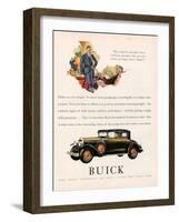 Buick, Magazine Advertisement, USA, 1929-null-Framed Giclee Print