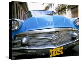Buick, Old American Car, Havana, Cuba, West Indies, Central America-Lee Frost-Stretched Canvas