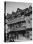 Buick outside the Feathers Hotel, Ludlow, Shropshire, c1930-Bill Brunell-Stretched Canvas