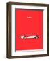 Buick Roadmaster 55 Red-Mark Rogan-Framed Art Print