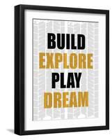 Build Explore 2-Kimberly Allen-Framed Art Print