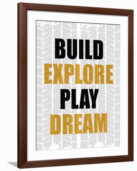 Build Explore 2-Kimberly Allen-Framed Art Print