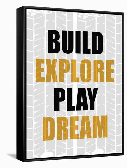 Build Explore 2-Kimberly Allen-Framed Stretched Canvas