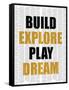 Build Explore 2-Kimberly Allen-Framed Stretched Canvas