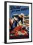 Build for Your Navy-null-Framed Giclee Print