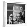 Builder Emory Roth, Erwin Wolfson, and Architect Walter Gropius with Grand Central Building Model-Andreas Feininger-Framed Premium Photographic Print